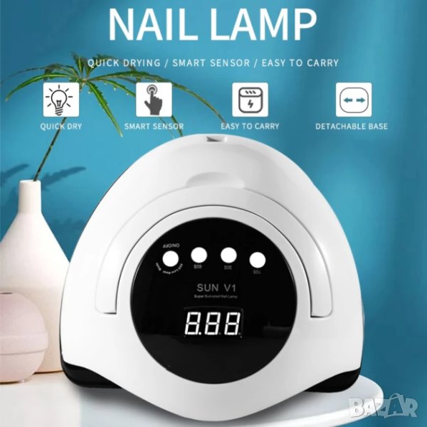 SUN Лампа за маникюр 168W UV / LED, снимка 1