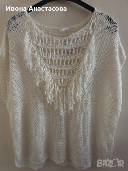 ПЛЕТЕНА СВОБОДНА БЛУЗКА, снимка 1