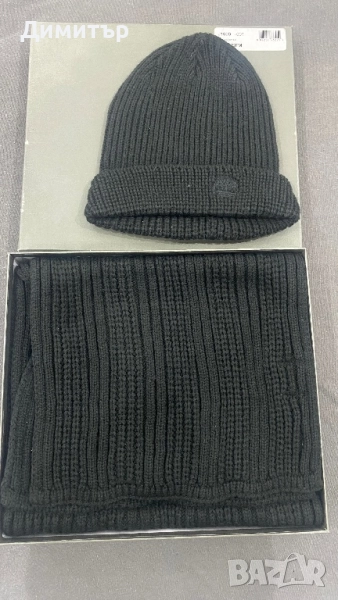 Зимен сет Шапка+Шал Timberland , снимка 1