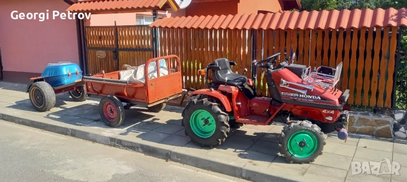 трактор с ремарке, снимка 1