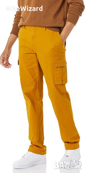 Amazon Essentials Мъжки еластичен карго панталон, карамел, размер 38W / 29L НОВО, снимка 1