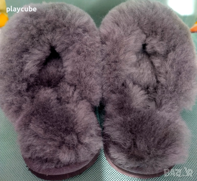 Детски домашни чехли - Естествена кожа - N33, снимка 1