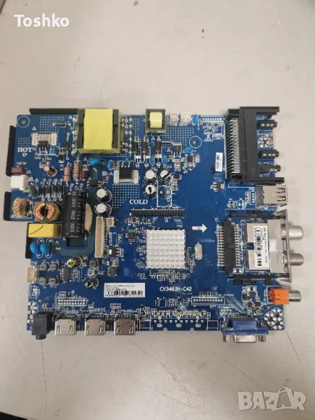 JTC DVX3 MAIN BOARD CV3463H-C42 PANEL A320SD5B87-4 , снимка 1