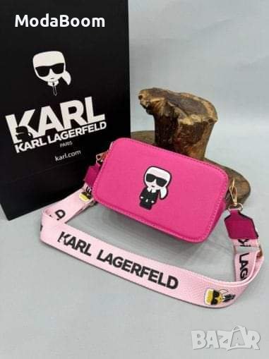 💥НАМАЛЕНА💥 Karl Lagerfeld розова чанта🩷, снимка 1