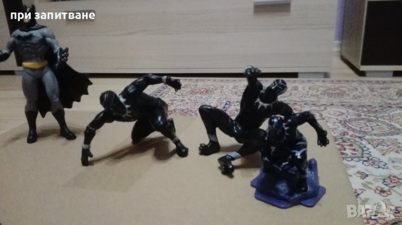 3 бр. фигурки Черната пантера, снимка 1