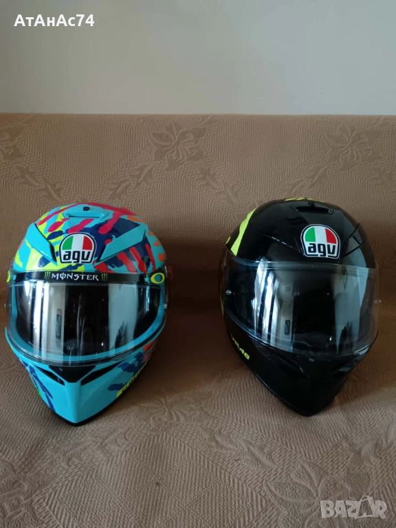 продавам две спортни каски за пистов мотор, снимка 1