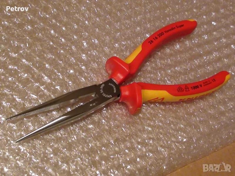 KNIPEX 26 16 200 VDE 1000 V - Profi Клещи 200 mm с дълги човки !!!ЧИСТО НОВИ !!! от DEUTSCHLAND !!!, снимка 1
