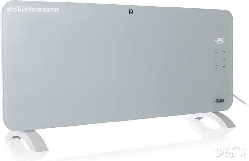 Конвектор Princess, 1500 W, настолен, стъклен панел, Управление чрез телефон., снимка 1