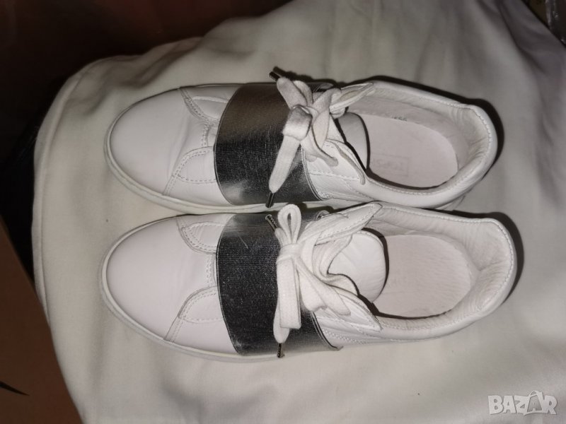 бели кецове Тоp shop 37 номер естествена кожа, снимка 1