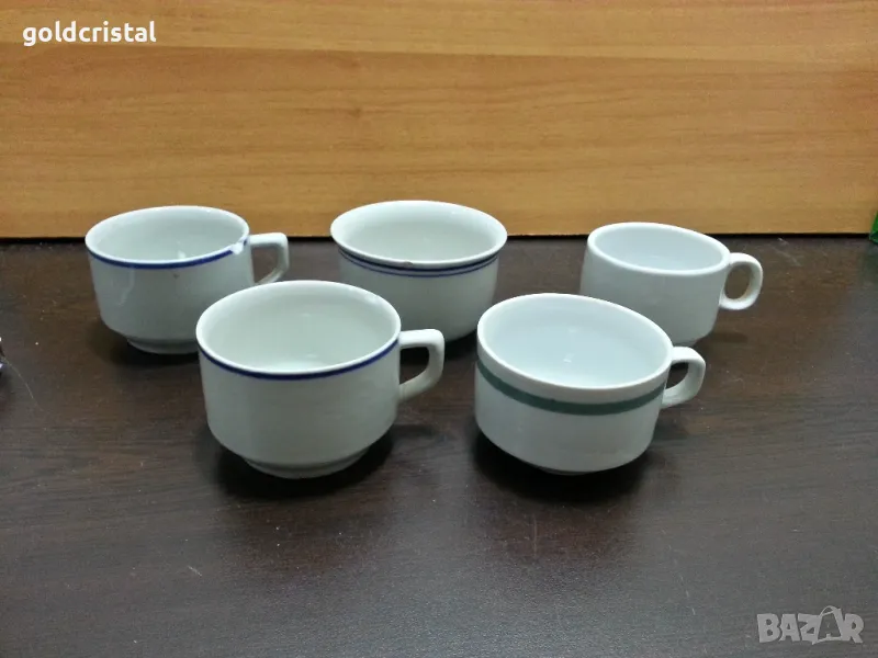 Стар български порцелан чаши за чай, снимка 1