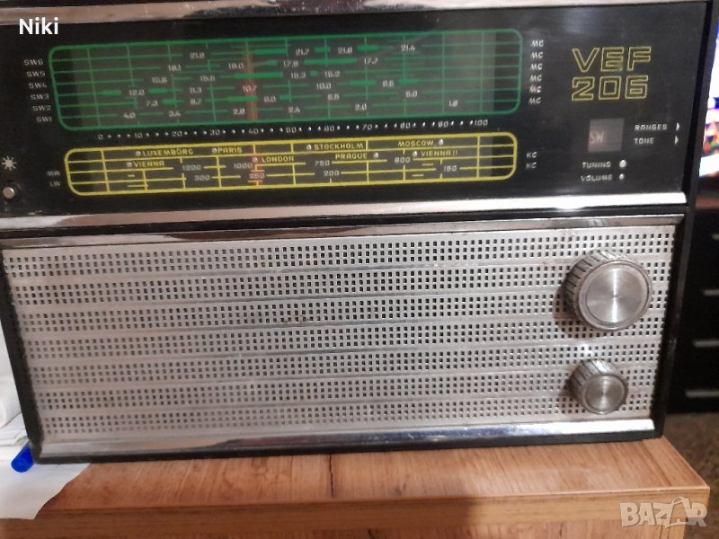 Радио  ВЕФ-206, снимка 1