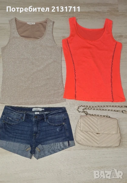 Дамски лот дрешки размер М плюс подарък чанта , снимка 1