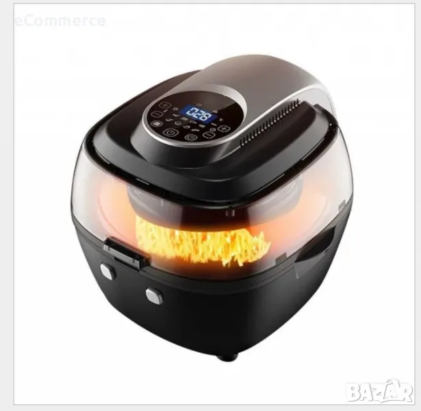 Фритюрник за пържене без мазнина 6.5 л Smart Fries Air Fryer (6.5L), снимка 1