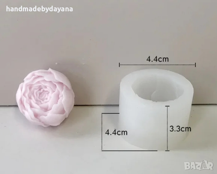 силиконов молд - цвете, снимка 1