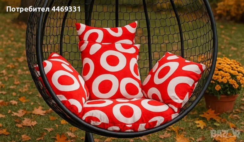 Градинска висяща люлка тип гнездо,яйце–Промоция! , снимка 1