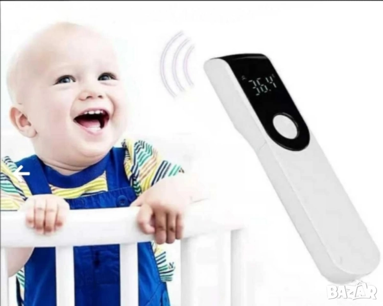 Нов безконтактен инфрачервен термометър за чело 25 лв., снимка 1