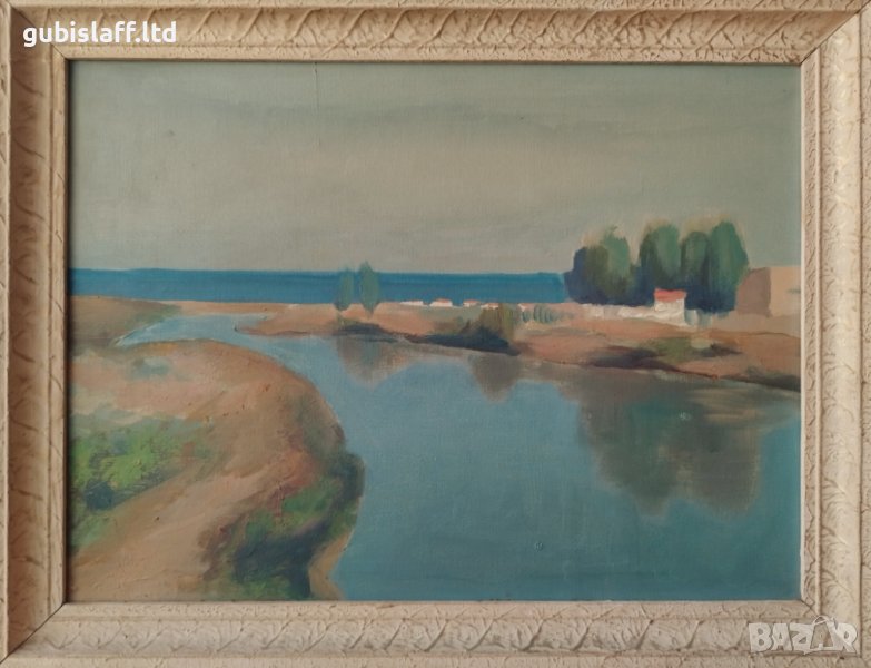 Картина, пейзаж, море, 1960-те год., снимка 1