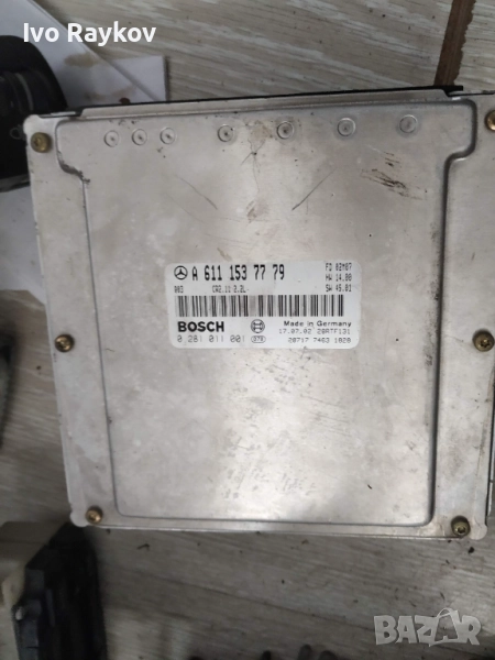Компютър за MERCEDES ECU C-CLASS W203 220CDI ECU A6111537779 0281011001, снимка 1