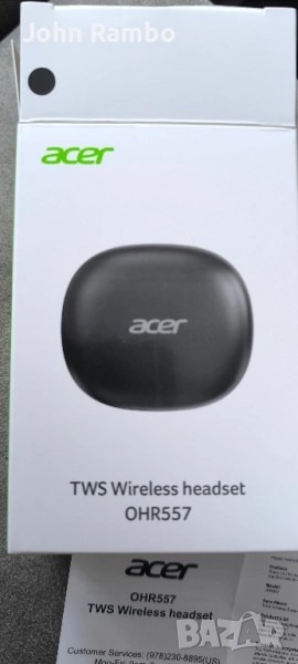 Безжични слушалки Acer, снимка 1
