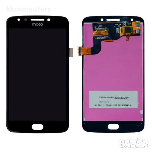 LCD Дисплей за MOTOROLA MOTO E4 (XT1766) + тъч скрийн /Черен/, снимка 1