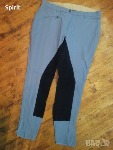 Брич за езда светло сиво-син Л, снимка 1