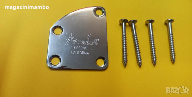 Сontoured плочка с лазерно изписано лого Fender Corona California, снимка 1
