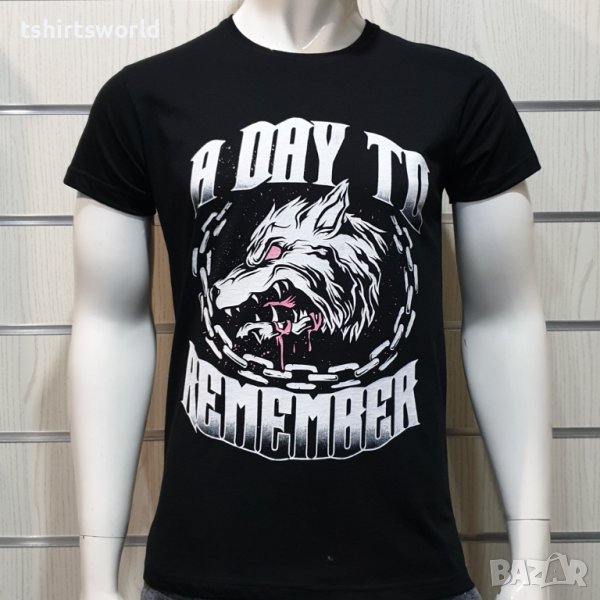 Нова мъжка тениска с дигитален печат Вълк - A Day To Remember, Серия вълци, снимка 1