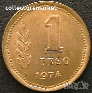 1 песо 1974, Аржентина, снимка 1