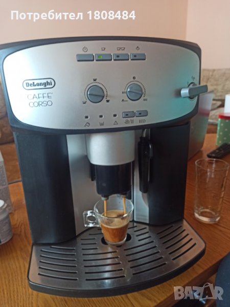 Кафеавтомат Делонги Кафе Корсо с еко бойлер, работи перфектно и прави хубаво кафе и капучино , снимка 1