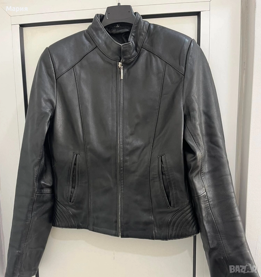Кожено дамско яке естествена кожа , снимка 1