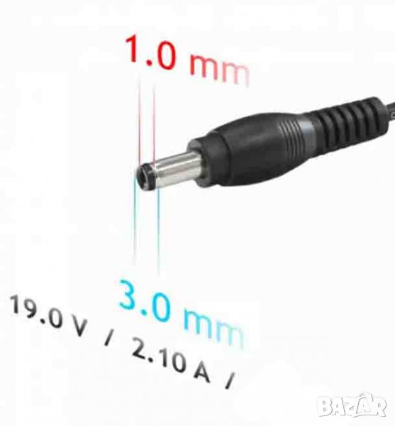 Мрежово захранване за лаптоп SAMSUNG с букса 3x1 19V 2,1A 45W, снимка 1