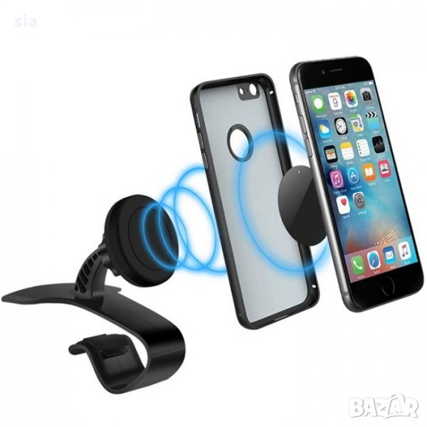 Поставка за телефон за кола с магнит, стойка за телефон , снимка 1