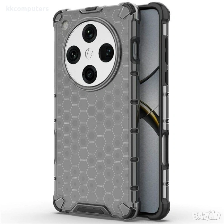 Oppo Find X8 Pro 5G Силиконов Калъф Honeycomb TPU и Протектор, снимка 1