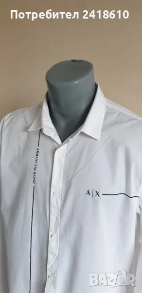 Armani Exchange A/X Regular Fit  Cotton Mens Size XL НОВО! ОРИГИНАЛ! Мъжка Риза!, снимка 1