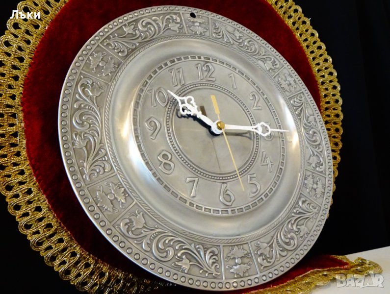 Стенен часовник от калай,W.Germany. , снимка 1