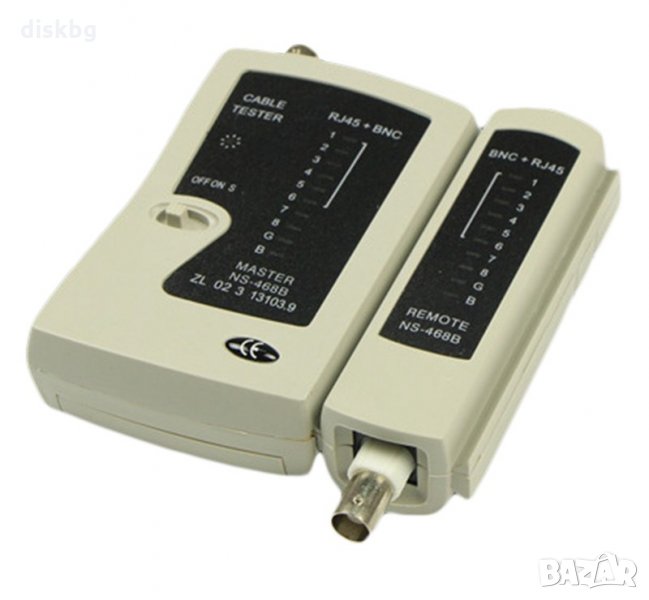 Нов тестер за кабели RJ45, BNC - LAN Tester, снимка 1