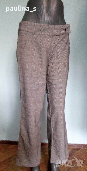 XS / S - Бермуди в каре с широки крачоли "Sutherland" pants / широки крачоли , снимка 1