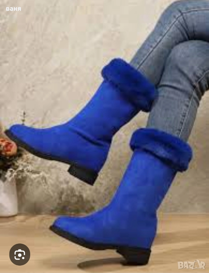 Дамски ботуши от еко кожа., снимка 1