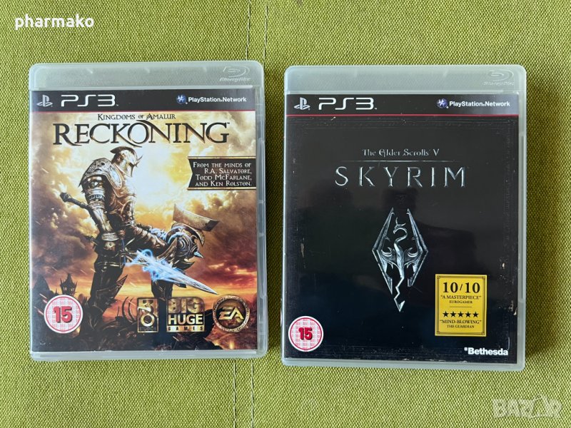 Kingdoms of Amalur: Reckoning & Skyrim PS3 Playstation 3, снимка 1