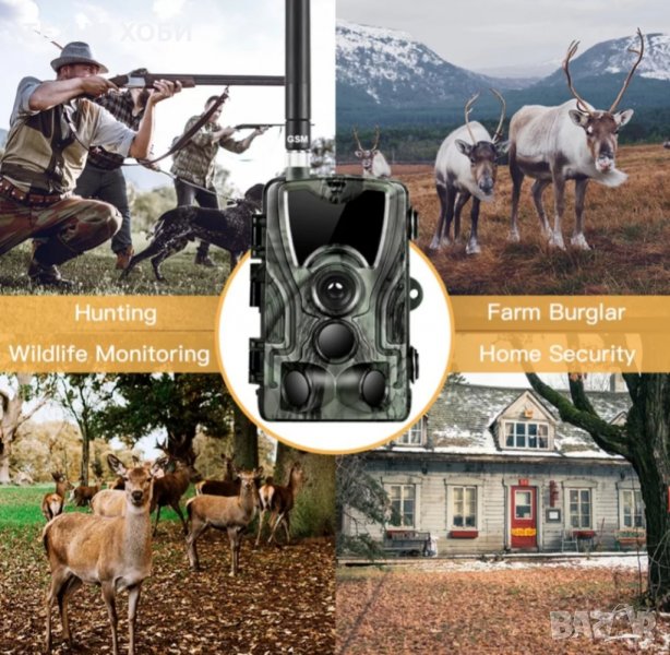 ЛОВНА КАМЕРА SUNTEK HC-801М/G С ИНФРАРЕД  ЗА НОЩНО ВИЖДАНЕ ИЗПРАЩА MMS EMAIL ВОДОУСТОЙЧИВА, снимка 1