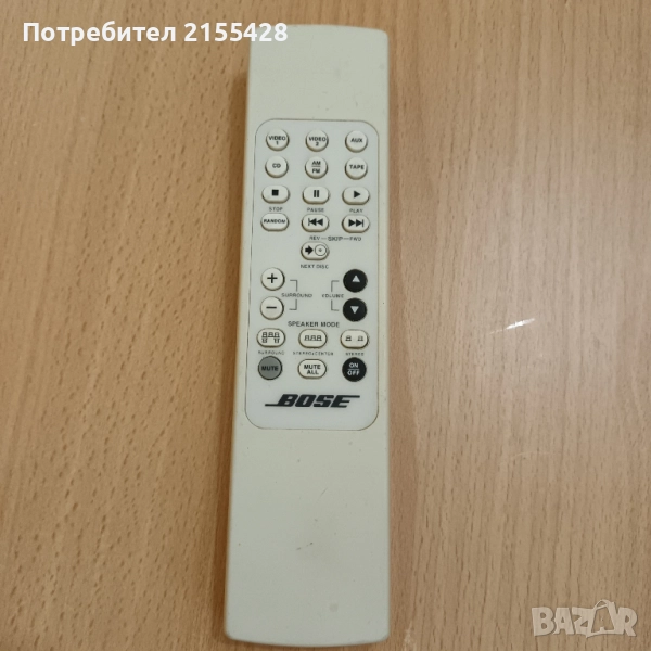 Оригинално дистанционно BOSE, снимка 1