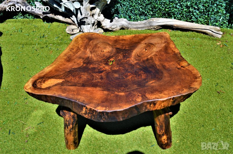 Маса и плот за маса от корен на орех, снимка 1