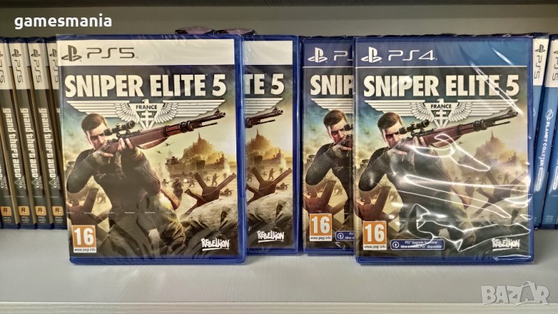 [ps4/ps5] НОВИ Sniper Elite 5/ Експресна доставка, снимка 1