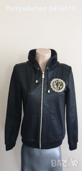 VERSACE Jeans Couture Womens Hoodie Size S /XS ОРИГИНАЛ! Дамски Суичер Тип Яке!, снимка 1