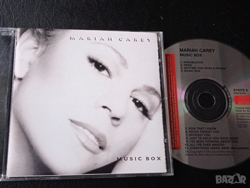 Mariah Carey – Music Box - оригинален диск Марая Кери, снимка 1