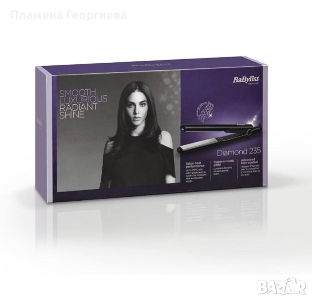 Оригинална Професионална Преса за Коса Babyliss Diamond 235, снимка 1