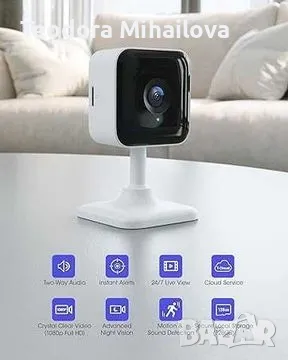 Xbro Охранителна камера/бебефон, 1080P HD вътрешна камера, снимка 1