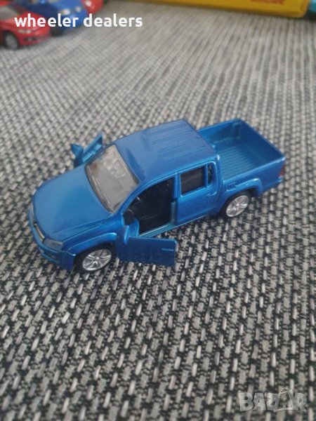 Метална количка Siku - 1443 Volkswagen VW Amarok TDI в мащаб 1:55, снимка 1