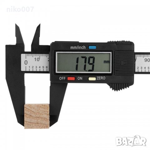 Електронен шублер, до 150мм, цифров шублер, шублер с дисплей, Дигитален Шублер, шублер 15см, снимка 1