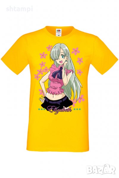 Мъжка тениска The Seven Deadly Sins Elizabeth Liones,Анимация,игра,Празник,Повод,, снимка 1
